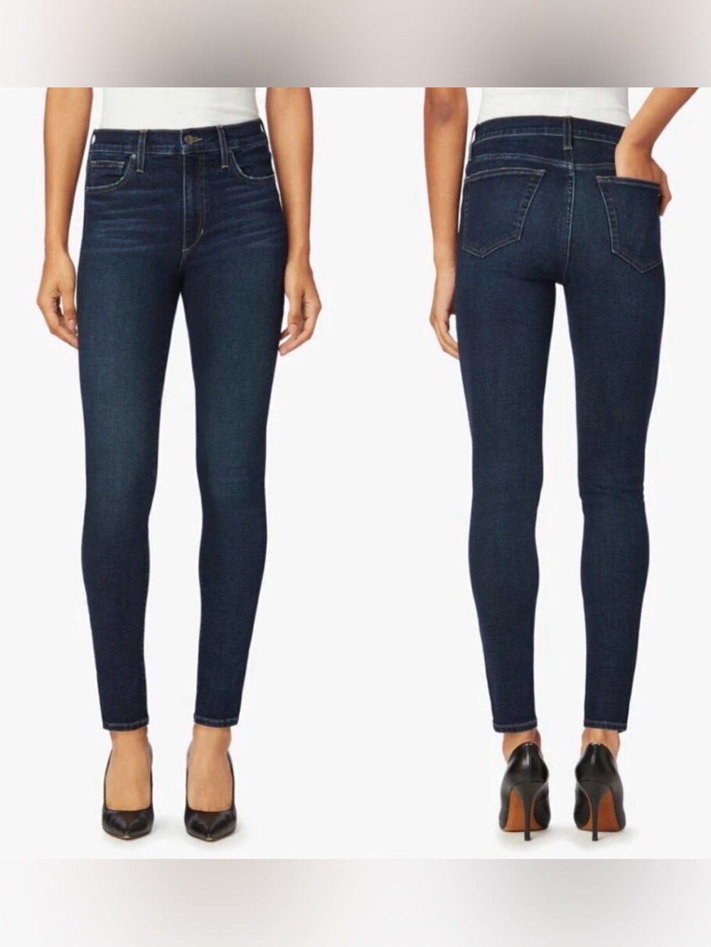 Joe's Jeans High Rise Skinny in Dark Blue size 28